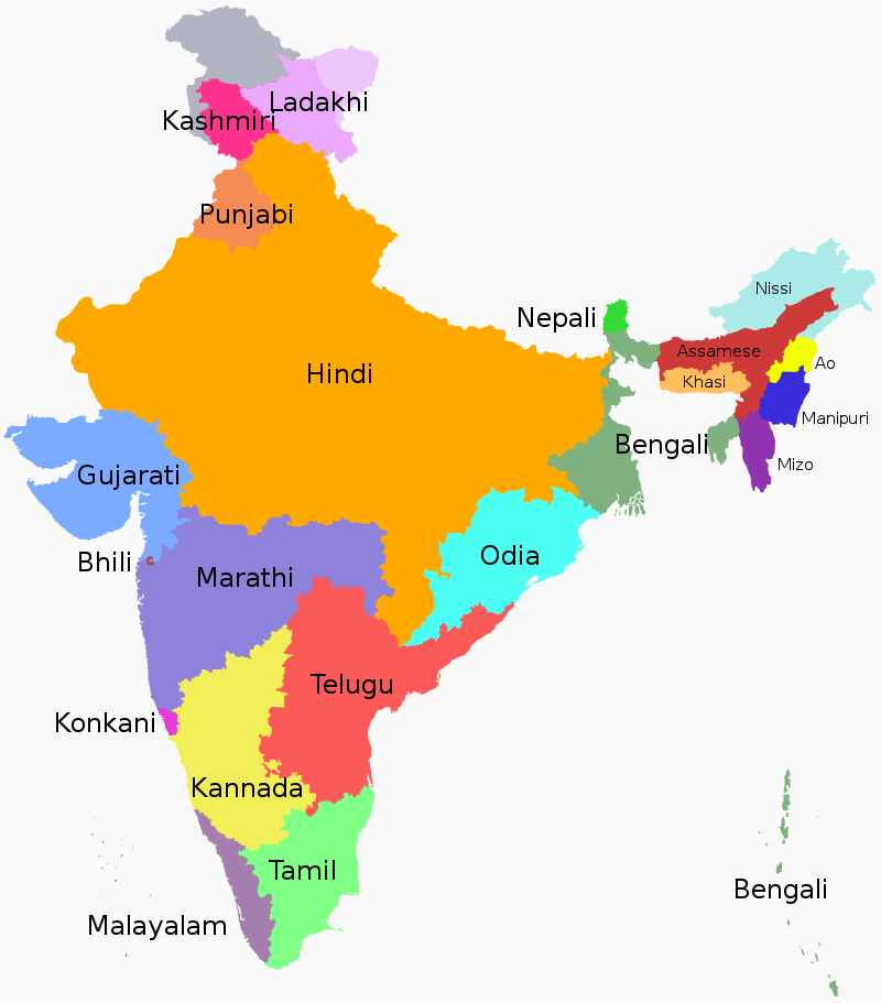 languages of india